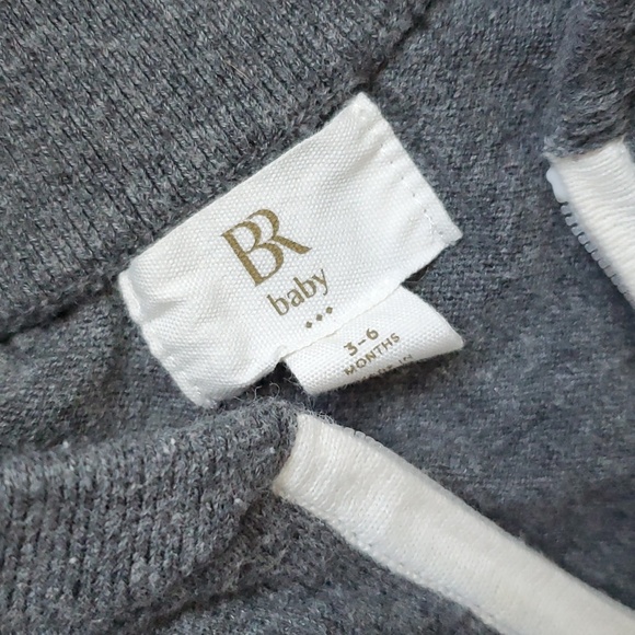 Banana Republic Baby Gray Zip Sweater - Picture 3 of 3